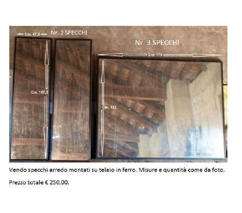 specchi d'arredo usati.